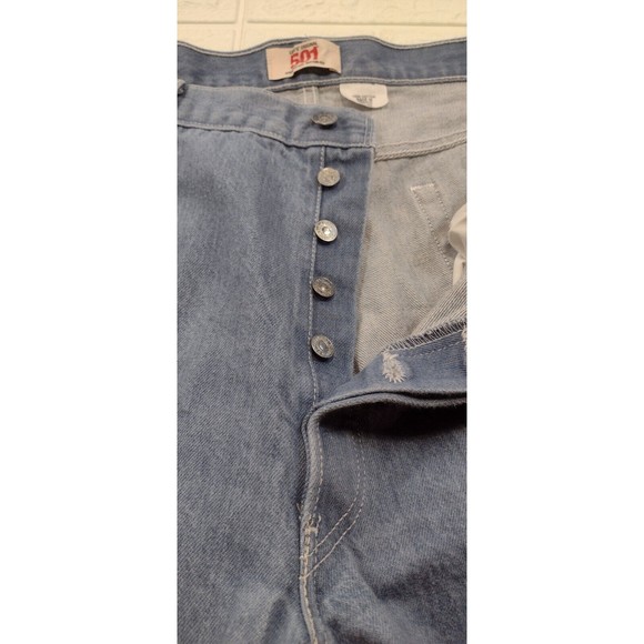 Men's Levi's 501xx Jeans Men's 42x25 Med Wash Original Fit Button Fly - Picture 3 of 6